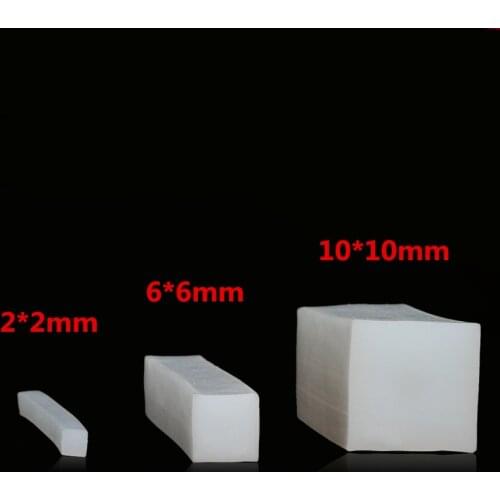 4x4 5x5 6x6 8x8 10x10 12x12 15x15 18x18 20x20 25 30mm Square oblong silicone rubber seal Strip cord Oring thermostability strip