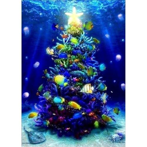 5D DIY full diamond cartoon Christmas pattern cross stitch diamond embroidery mosaic diamond home decoration