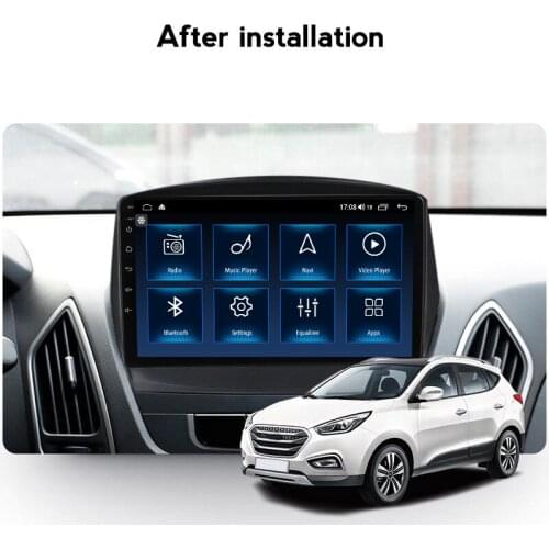 Android 10 Support Voice Control For Hyundai Tucson 2 / ix35 2009 - 2015 Car Radio Multimedia Video Player GPS 2 din dvd RDS SWC