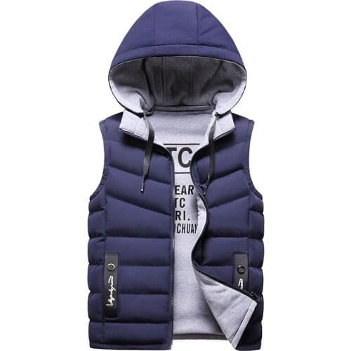 AUSO Hooded Vests For Men