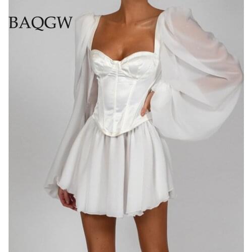 Летние шифоновые платья BAQGW China At AliExpress