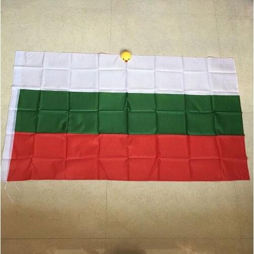 Free shipping xvggdg 3x5 FT The Bulgaria Flag Polyester Flag