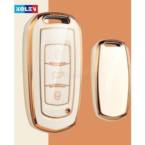 TPU Car Remote Key Cover Case Shell Fob For Geely Atlas Boyue NL3 EX7 Emgrand X7 EmgrarandX7 SUV GT GC9 Borui Car Key Protector
