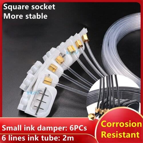 Small ink Damper for Epson R1800 1900 1390 2400 1100 printers ink damper and ink tube for Roland Mutoh Mimaki Printer ink damper