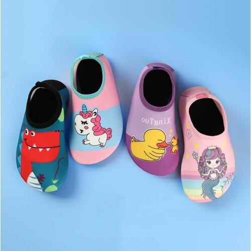 Kids Swimming Wading Shoes Boys Skin Care Socks Girls Soft Indoor Sports Shoes Unisex Diving Beach Shoes Treadmill Gym Shoes