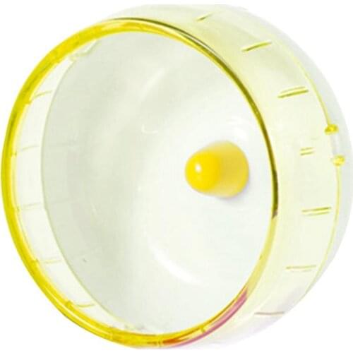 Hamster Running Disc Toy Silent Rotatory Jogging Wheel Pet Sports Wheel Toys For Small Pet Cage Accessories 2 Colors New