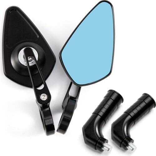 For YAMAHA MT07 MT09 MT-07 For Kawasaki Z900 Z900RS Z800 Z1000 Motorcycle Universal CNC Rearview Mirrors With 8MM OR 10mm Screws