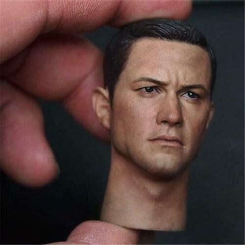 1/6 scale action figure male head carving for 12 "action figure accessory model toy