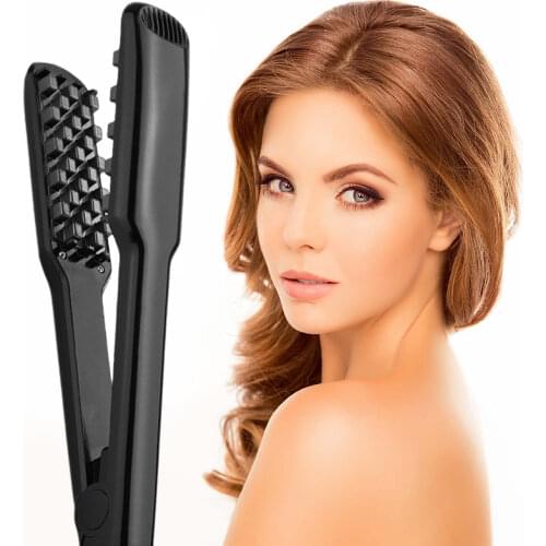 Electric Ceramic Curling Iron Crimping Bling Flat Iron Hair Curler Wet and Wavy Bundles Anion Afro Hair Tools Corn Curls Hair