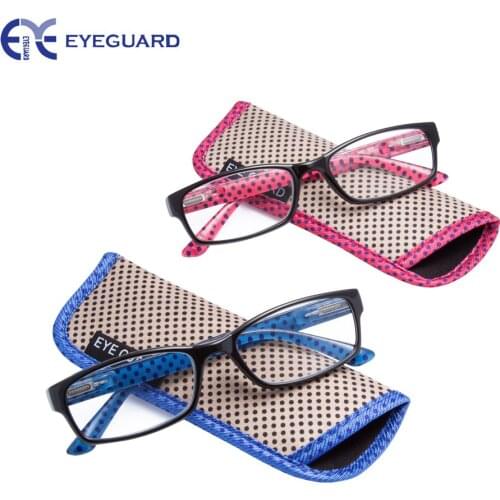 EYEGUARD Reading Glasses High Quality Spring Hinges Women Readers Lady Reading 2 Pairs/Pack