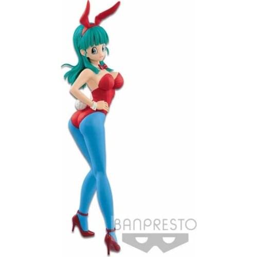BANDAI Dragon Ball Action Figure Soul Illustration Bulma Bunny Girl Discoloration Spot Rare Model Toy
