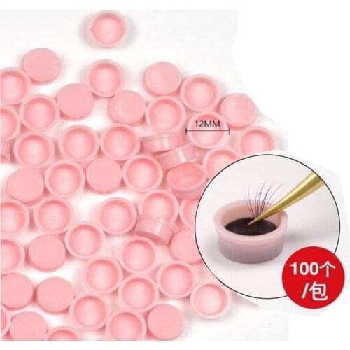 Eyelash Glue Dripping Cup Japanese-style Desktop Epoxy Cup Delay Cup 100pcs Deep Mouth Dripping Cup Eyelash Beauty Tool