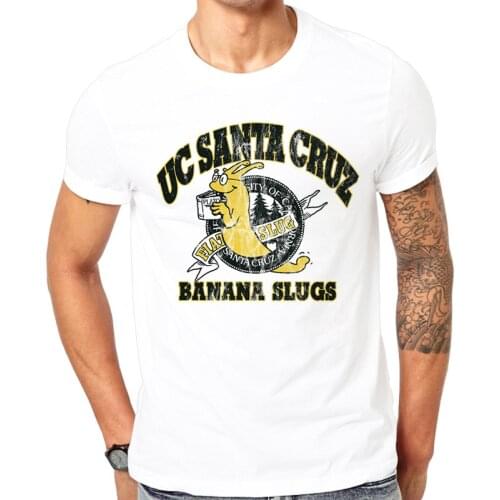 Summer top tees Pulp Fiction Film Movie Vincent UC Santa Cruz Banana Slugs T Shirt Printing Tee Shirt