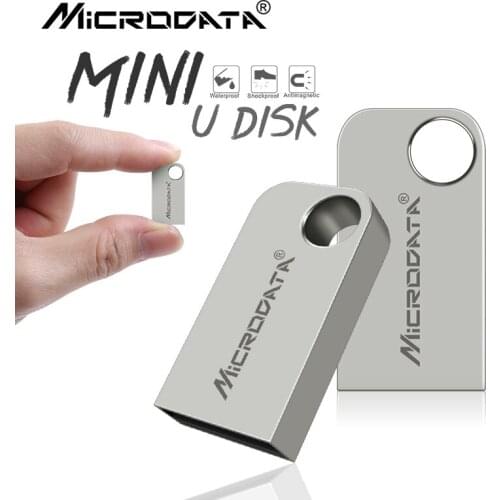 New arrivals usb flash drive 64GB 32GB 16GB 8GB 4GB pen drive pendrive waterproof metal silver u disk memoria cel usb stick gift