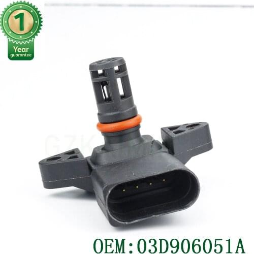 NEW High-quality PRESSURE MAP SENSOR OEM 03D906051A 036906051for Audi A4 forVW Fox Polo Skoda Fabia Felicia Seat