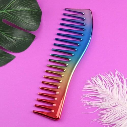 New Tooth Comb Large Wide Black Plastic Pro Salon Barber Hairdressing Combs Reduce Hair Loss Hair Care Tool