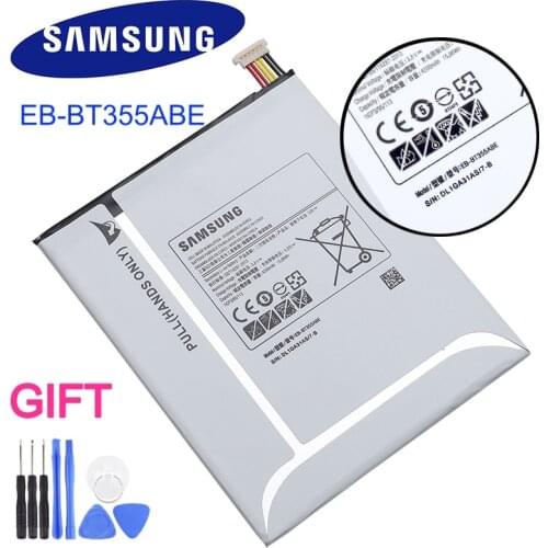 Samsung Original Battery EB-BT355ABE For Samsung GALAXY Tab A 8.0 T355C GALAXY Tab5 SM-T355 SM-T350 SM-P350 P355C SM-P355M T355