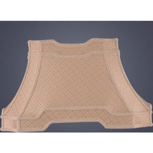 E27 Art lamp shades for table lamps Rectangular jacquard cloth lampshade horn-rimmed chimney fabric pendant lamp shade