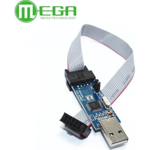 1pcs New USBASP USBISP AVR Programmer USB ISP USB ASP ATMEGA8 ATMEGA128 Support Win7 64K