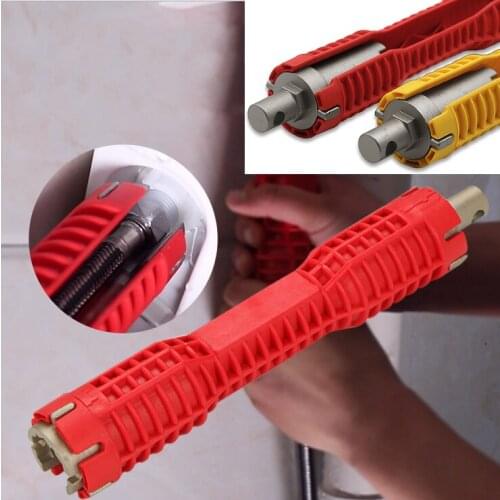 7/8 Inch Hex Nut Multifunction Household Bath Kitchen Sink Faucet Wrench Sink Install Tap Spanner Installer Maintenance Tools