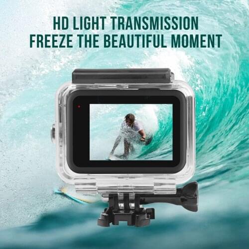 Sports Camera Waterproof Case Accessories Outdoor Sightseeing for GoPro Hero 9 Tempered Glass Underwater Cover