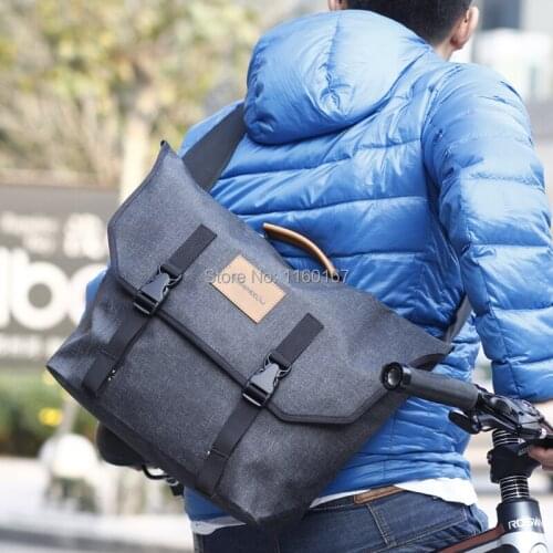 Le Xuan outdoor waterproof messenger bag mens business casual portable shoulder bag shoulder backpack riding 14700