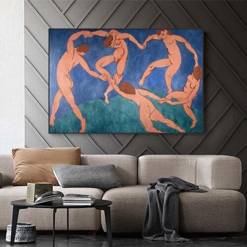 The Dance by Henri Matisse Abstract Canvas Paintings On the Wall Art Posters And Prints Fauvism Art Pictures For Living Room
