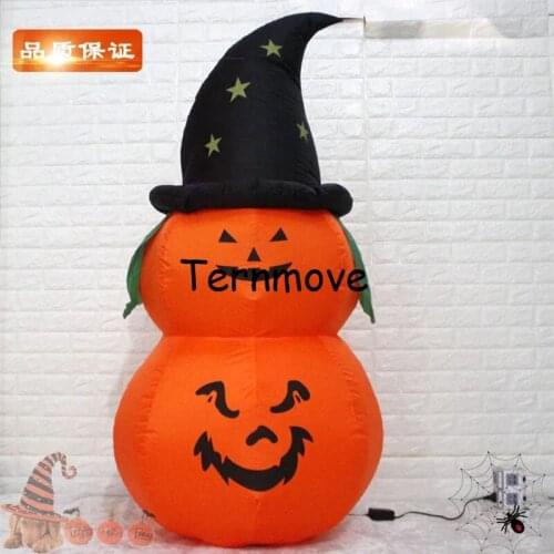 Outdoor Decoration Inflatable Halloween Decorations Inflatable Pumpkin with Led Light Yard Decoration Seasonal free shipping