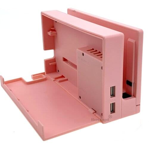 For Switch TV Dock Charging Base For Nintendos Switch Console TV HDMI-Compatible Docking Station Limited Pink Dock Station