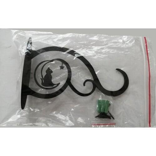 Iron Plant Hanger Wall Hook Hanging Flower Pot Lantern Support Plant Holder M17D