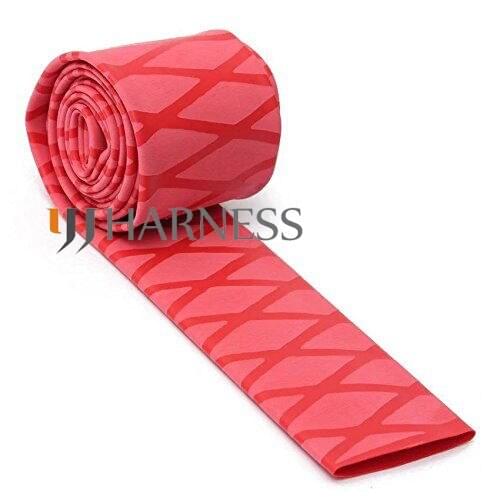 1meter of 45mm Diameter (74mm flat)1 Fishing Rod Pole Handle Non Slip GripTextured Heat Shrink Tubing sleeve for fishing rod