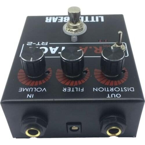 3 Gears Turbo/Vintage /Dirty RAT Tone Timbre Distortion Effector 9V-12V Electric Guitar Piece LM308N