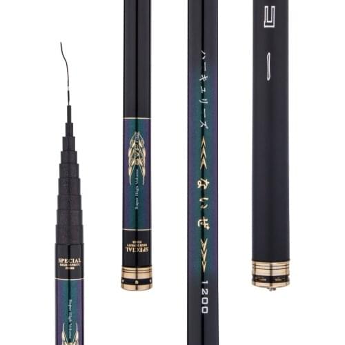 9M-15M Power Hand Pole Long Sections Fishing Rod Ultra Hard Super Light High Carbon Telescopic Wedkarstwo Olta Carp Angeln Canne