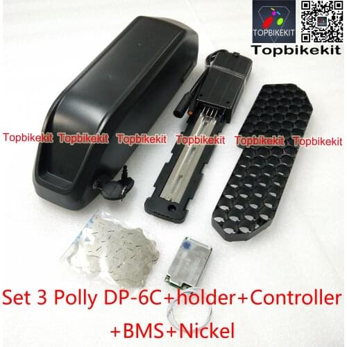Ebike Polly Battery case 36V /48V/ 52V 65pcs /70pcs cells with KT inner controller 36V500W 48V500W Polly DP-6 batetry case