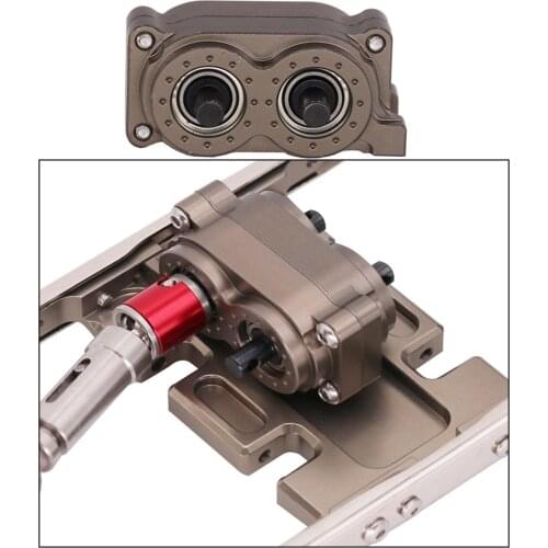 Front Motor Gear Box Set Steering Rod for SCX10 1/10 RC Truck Accessory