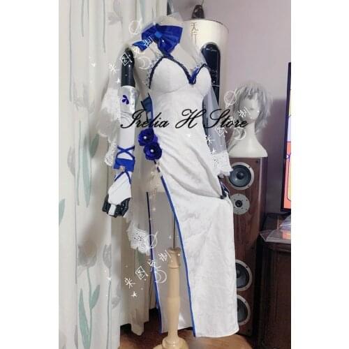 Custom made/size Azur Lane Cosplay FFNF Saint Louis Cosplay Costume sexy dress female