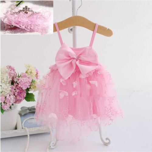 50-57cm DOLLMAI reborn silicone babies doll clothes fairy style light pink yarn dress with headdress as kids birthday gift