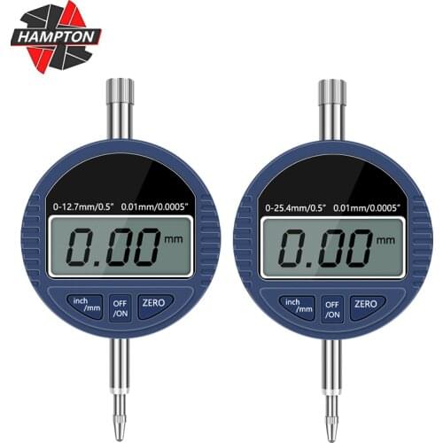 HAMPTON Digital Micrometer 0-12.7mm/0-25.4mm 0.001mm 0.00005" Electronic Micrometer Dial Indicator Gauge Measuring Tools