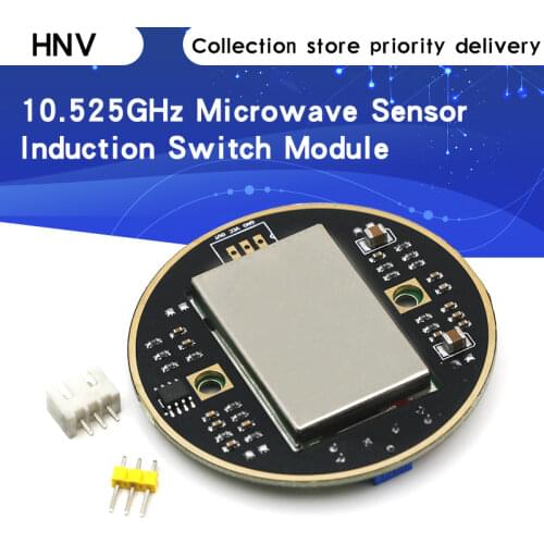 HB100 X 10.525GHz Microwave Sensor 2-16M Doppler Radar Human Body Induction Switch Module For Ardunio HB100X