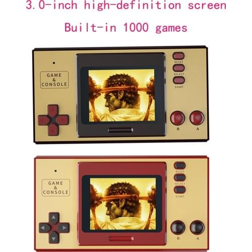 Mini Gb35 Nostalgic Retro Handheld Game Console With Built-In 1000 8-Bit Nes Classic Game Projection Screen Double Battle Game