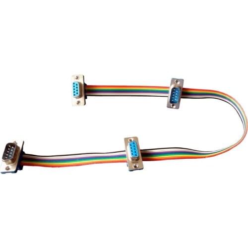 Customized 0.4Meter CAN Bus Communication DB9 Port 9 Core Test Lead; CAN DB9 Test Lead; CAN Test Jumper