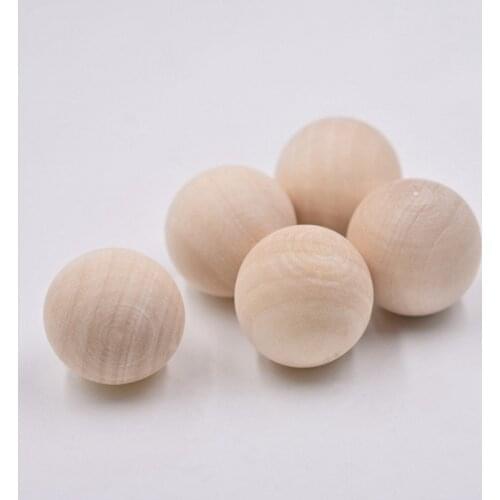 20 pcs unfinished 3cm wood ball without hole diy wood beads