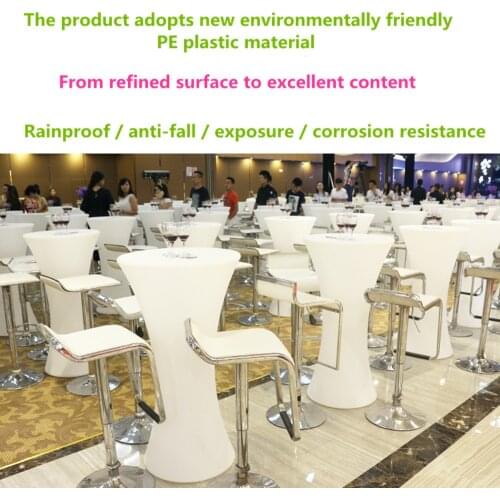 New led bar furniture colorful rechargeable wine table waterproof luminous cocktail table kTV disco bar supplies