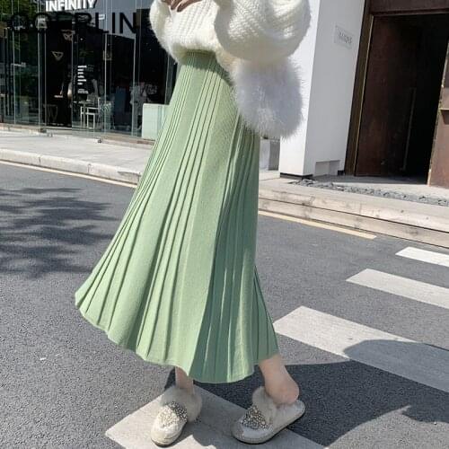 QoerliN Women's Knitted Skirts