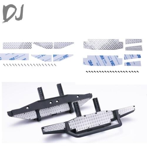 RC crawler metal front bumper skid plate rear bumper skid plate trax TRX4 T4 TRX-4 option parts