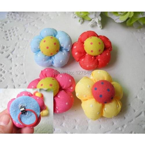 Stereo head flower bud Pet Grooming rubber band rubber band rubber band head flower Yorkshire dog Teddy 20pcs/lot