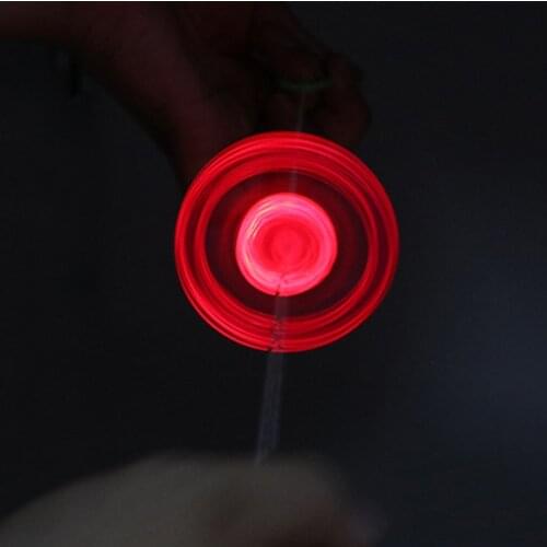 Light Toy Hand Pull Luminous Flashing Rope Flywheel Toy Novelty For ChildrenS Birthday Gift Funny Gift Stay Flywheel