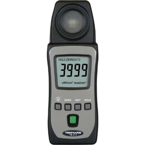 TENMARS TM-213 Pocket Size UVAB Light Meter 3 3/4 Digits LCD With Backlit Maximum Reading 3999.Low Battery Indication