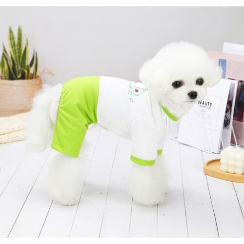 Spring Summer Pet Clothes Teddy Chihuahua Cute Coat French Bulldog Outfit Small-Medium Cat Dogs Pullover Four-Legged Pet Clothes