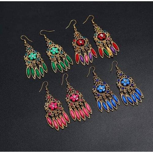 Carnival Festival Accessories Hmong Women Earrings Women Belly Dance Costume Accessories Jewelry